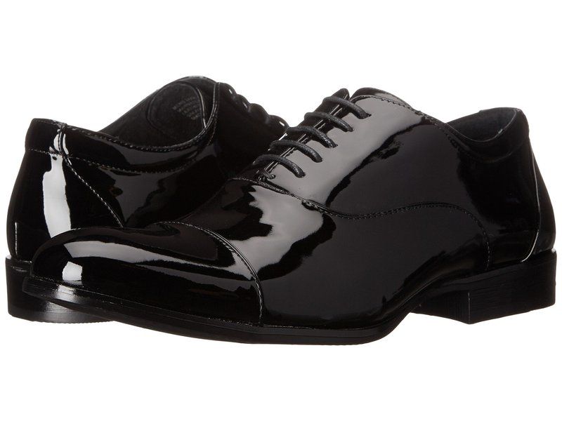 ステイシーアダムス メンズ シューズ オックスフォード キャップ Stacy Adams Gala Cap Toe Oxford Black Patent ブラック