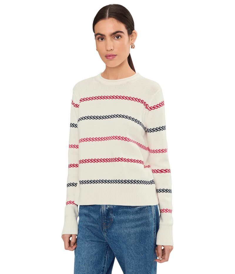 ヴァインヤードヴァインズ レディース アウター ニット・セーター Vineyard Vines Roll Neck Sweater Marshmallow