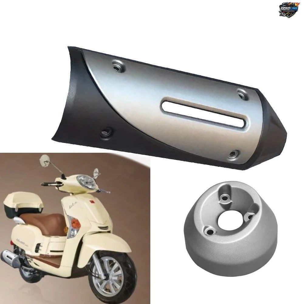 KYMCO LIKE180 LIKE 200用オートバイ排気管遮熱板テールカバー断熱ボード