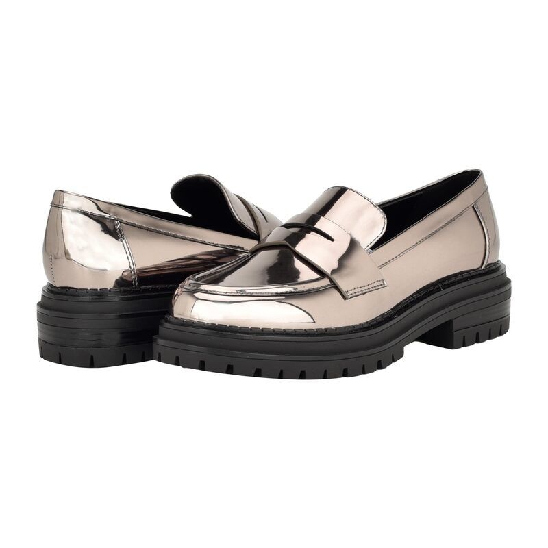 カルバンクライン レディース シューズ サンダル Calvin Klein Grant Pewter ピューター