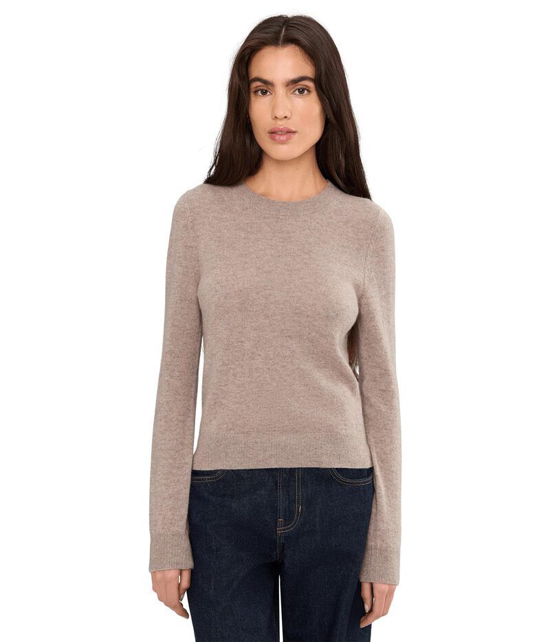 スプレンディット レディース アウター ニット・セーター Splendid Tori Cashmere Crew Sweater Light Cedar Heather ヘザー