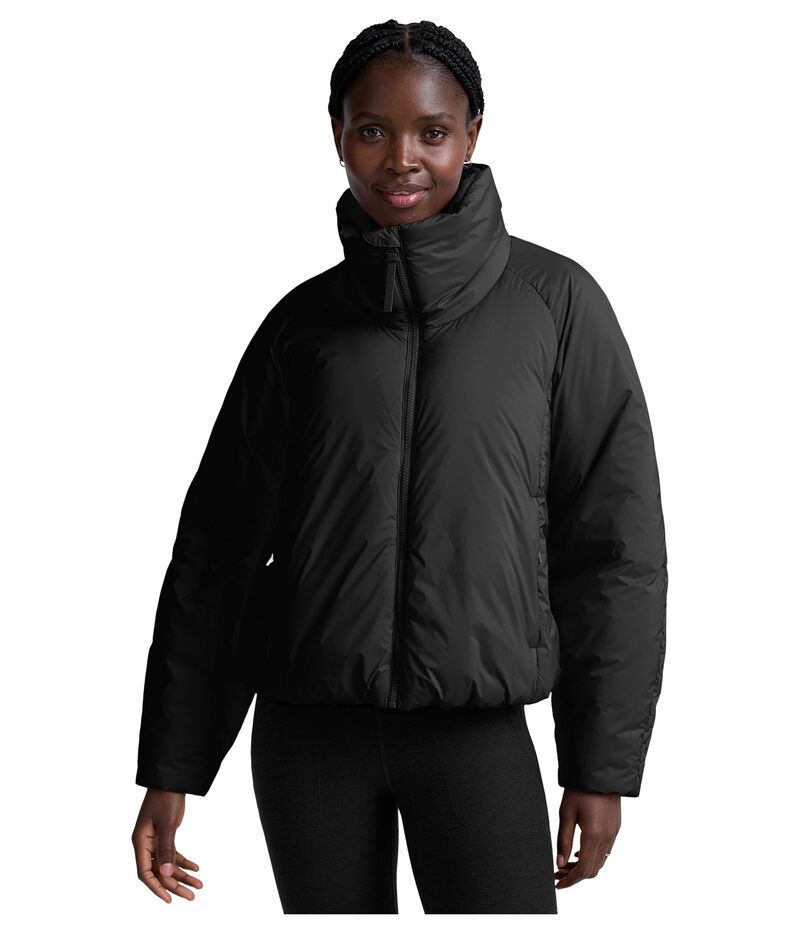 ビヨンドヨガ レディース アウター コート ジャケット Beyond Yoga Essential Warm Upuffer Jacket Black ブラック