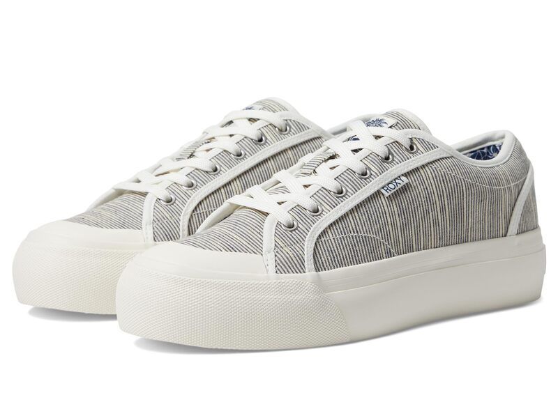 ロキシー レディース シューズ スニーカー Roxy Cruizer Navy White ホワイト