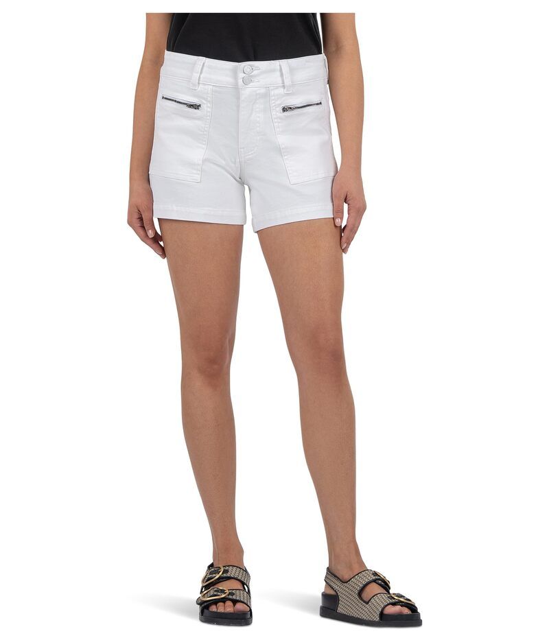 カットフロムザクロス レディース ボトムス ハーフパンツ・ショーツ ショートパンツ KUT from the Kloth Jane HighRise Shorts Optic White 1 ホワイト