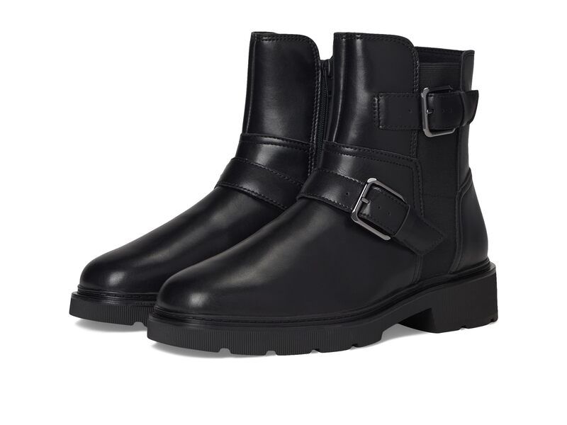 クラークス レディース シューズ ブーツ・レインブーツ Clarks Lauryl Bay Black Leather ブラック