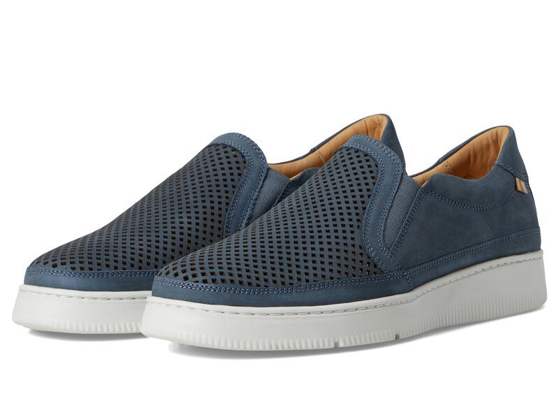 サミュエルフドバード レディース シューズ スニーカー Samuel Hubbard Featherlight Laguna SlipOn Steel Blue Nubuck ブルー