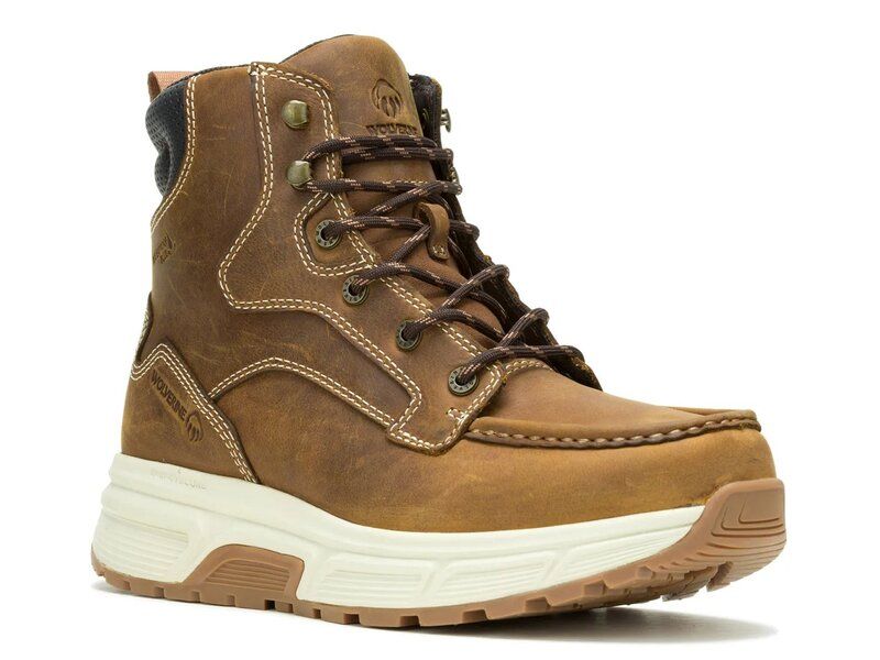ウルヴァリン メンズ シューズ ブーツ・レインブーツ Wolverine Ride Performance Wedge Waterproof Work Boot Mens Cashew