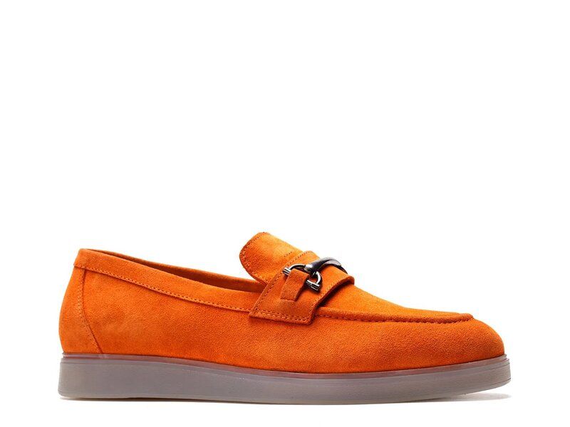カルロスサンタナ メンズ シューズ スリッポン・ローファー Carlos by Carlos Santana Funkadelic Loafer Orange Suede オレンジ