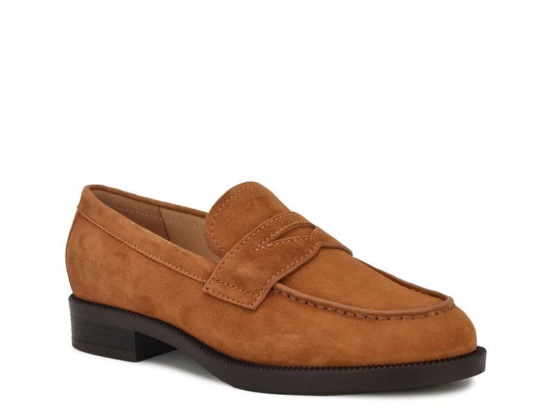 ナインウェスト レディース シューズ スリッポン・ローファー Nine West Berg Loafer Natural Beige Suede ベージュ