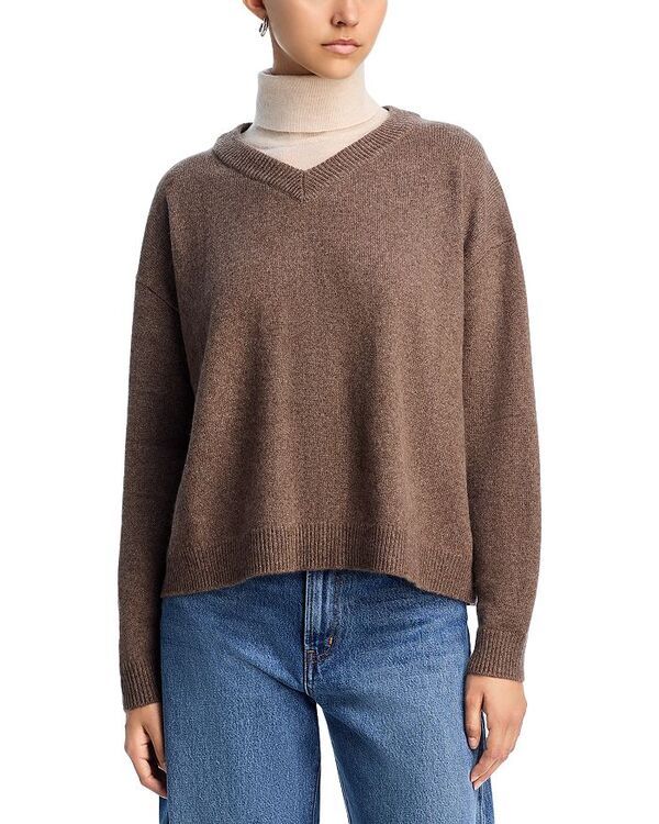 スタウド レディース アウター ニット・セーター セーター STAUD Doris Cashmere Sweater Truffle