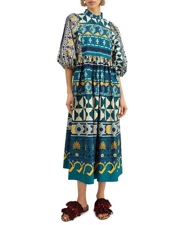 ラ・ダブル・ジェイ レディース トップス ワンピース レース La DoubleJ Portofino Placee Dress Casareale Placee Emerald エメラルド
