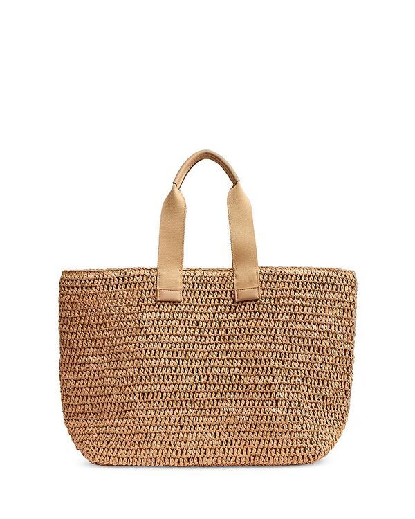 レイス レディース バッグ トートバッグ REISS Emeryson Crochet Tote Tan タン