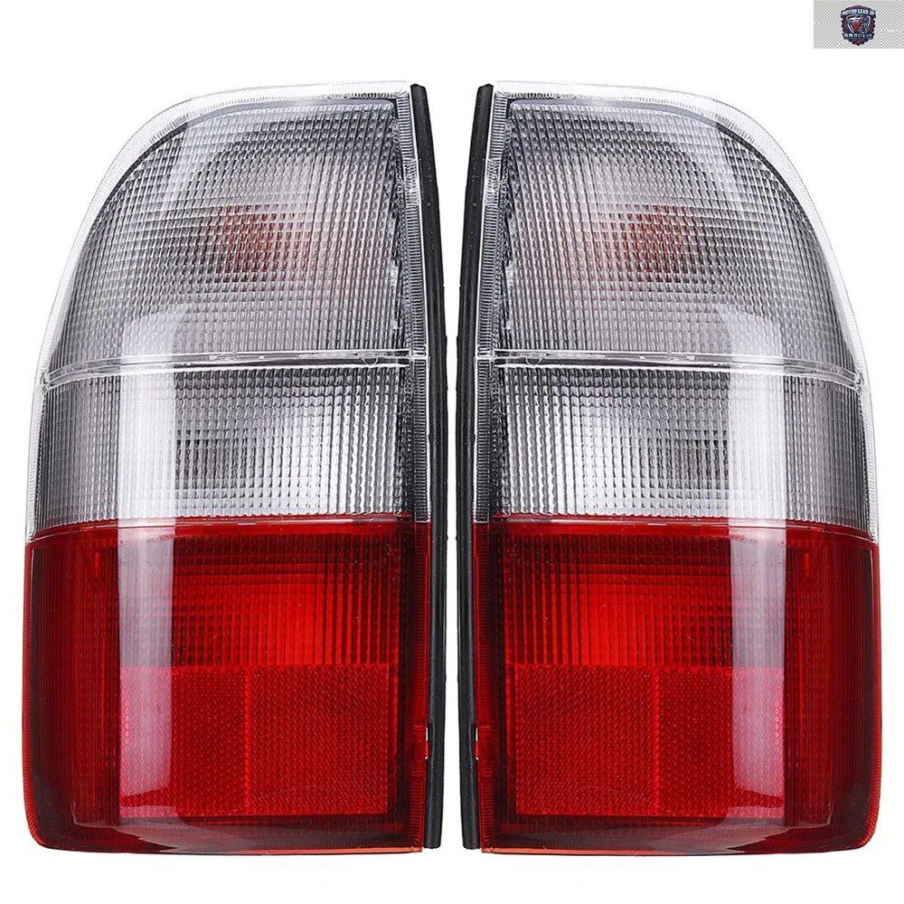 2個入り 車用リアライトランプ クリアレッド 三菱 L200 MK3 1995-2006 シグナルランプアセンブリ リアライトランプ 車部品