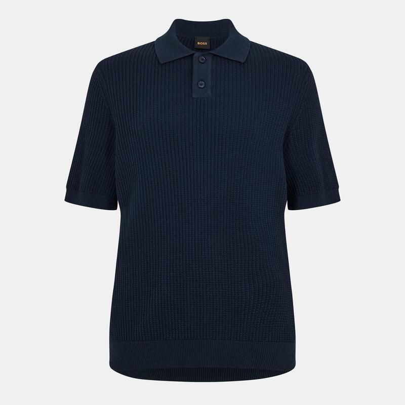 ボス メンズ トップス ポロシャツ 半袖 Boss Mens Akoppo ShortSleeve Polo Shirt Dark Blue ブルー