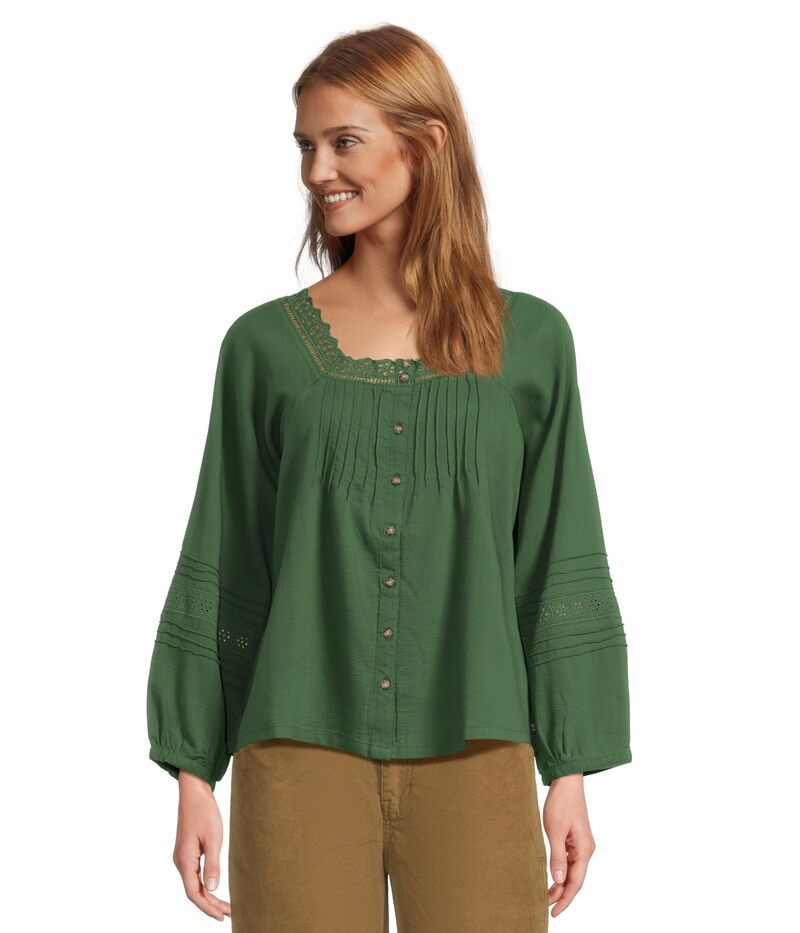 ドード アンドコー レディース トップス シャツ ToadCo Manzana Peasant Long Sleeve Shirt Pasture