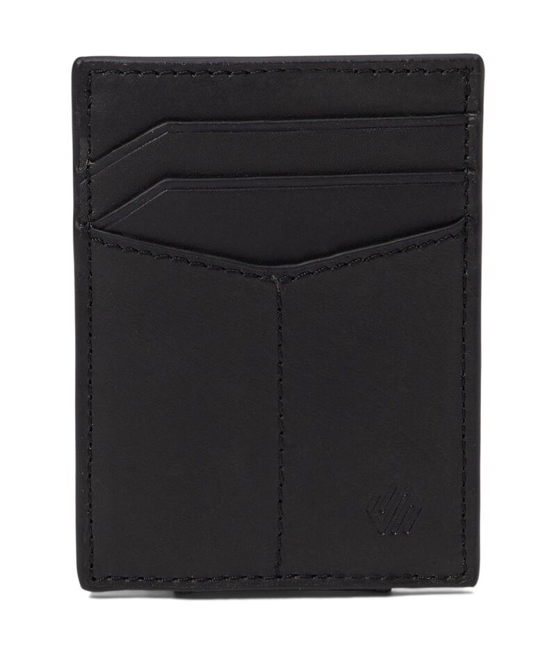 ジョンストンアンドマーフィー メンズ アクセサリー 財布 Johnston Murphy Rhodes Front Pocket Wallet Black Full Grai ブラック