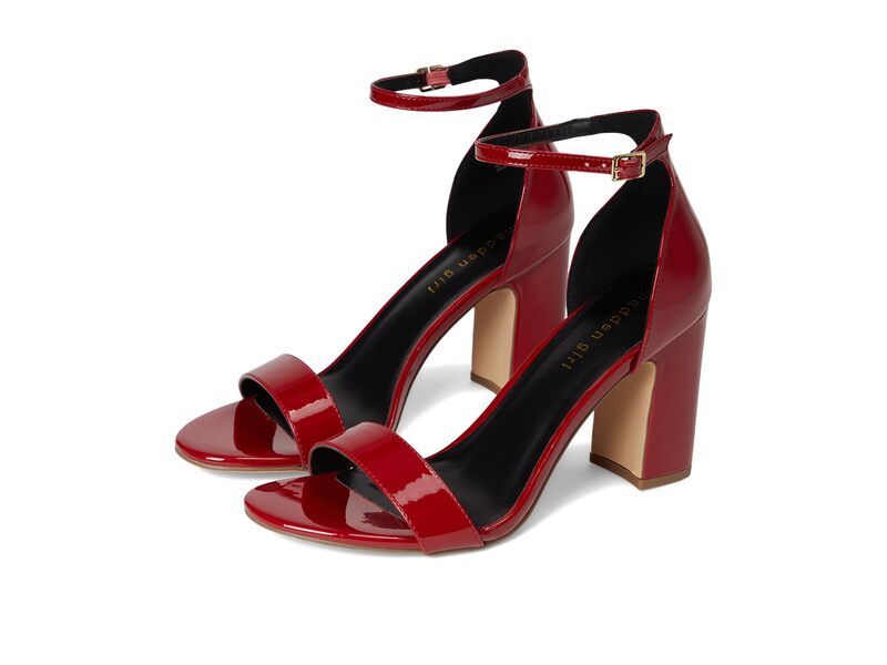 マッデンガール レディース シューズ ヒール Madden Girl Sashha Dark Red レッド
