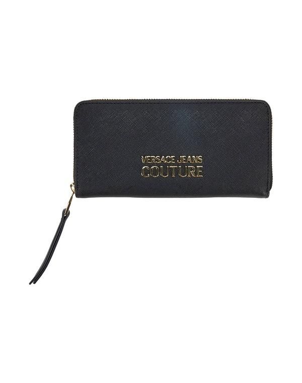 ヴェルサーチ レディース レザー小物 財布 VERSACE JEANS COUTURE 財布 Black ブラック