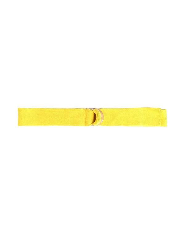 フェデーリ レディース レザー小物 ベルト FEDELI レギュラー幅ベルト Yellow イエロー