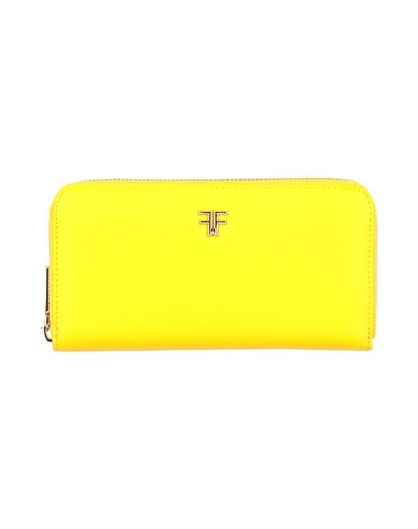 フラコミーナ レディース レザー小物 財布 FRACOMINA 財布 Yellow イエロー