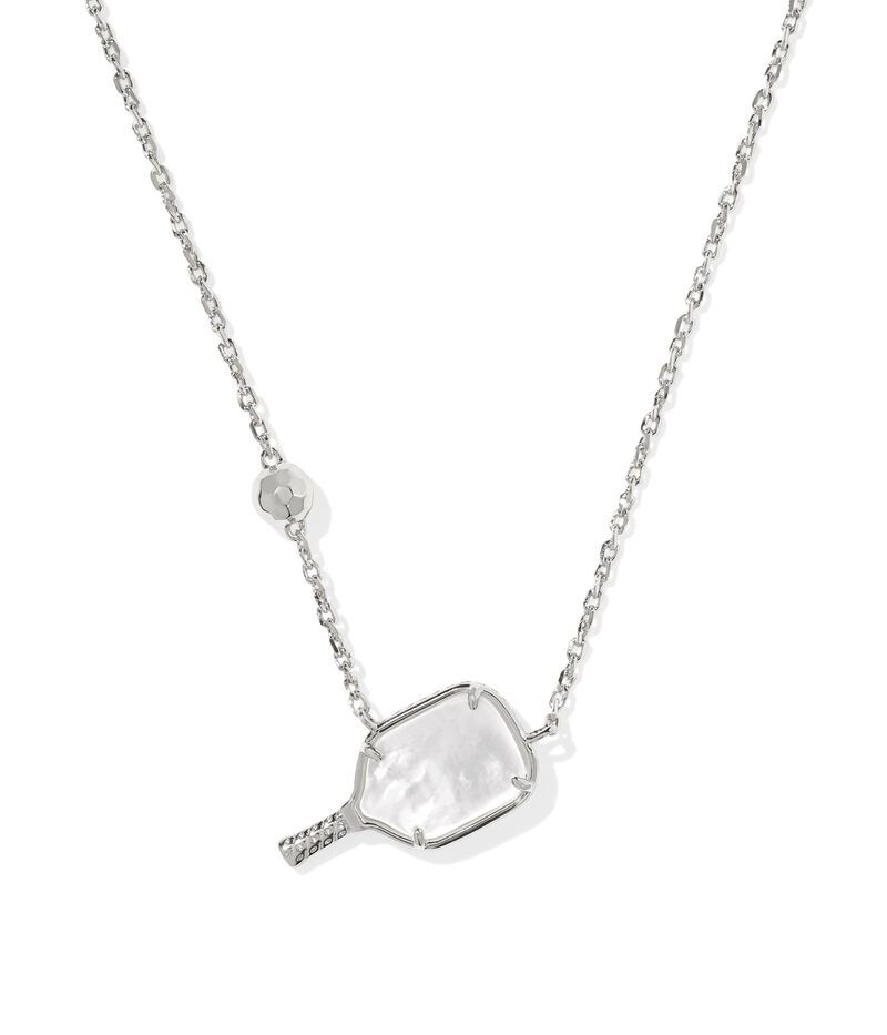 ケンドラスコット レディース アクセサリー ネックレス・チョーカー・ペンダントトップ レース Kendra Scott Pickleball Short Pendant Necklace Silver