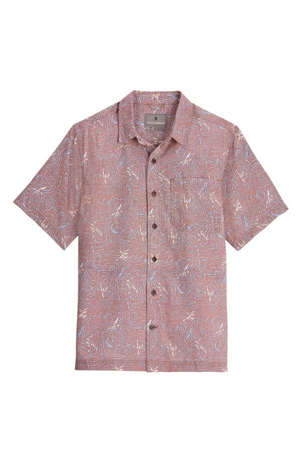 ロイヤルロビンズ メンズ トップス シャツ ポリエステル ROYAL ROBBINS Camino Pucker Short Sleeve Recycled Polyester ButtonUp Sh