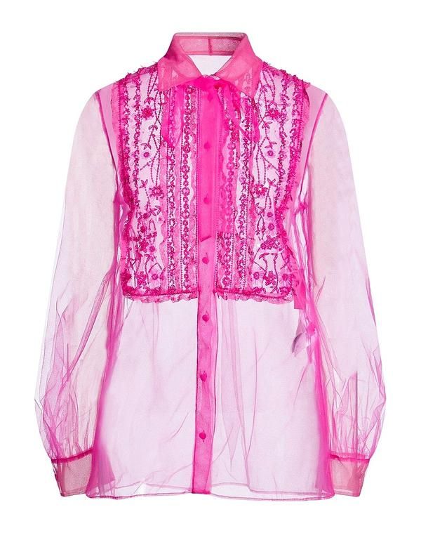 ヴァレンティノ レディース トップス シャツ VALENTINO GARAVANI パーティ向けトップス Fuchsia フューシャ