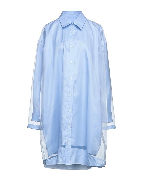 マルタンマルジェラ レディース トップス シャツ MAISON MARGIELA Sky Blue ブルー