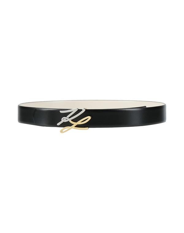 カール ラガーフェルド レディース アクセサリー ベルト KARLAGERFELD Black ブラック