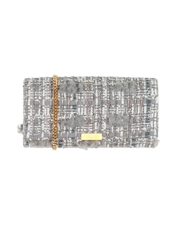 トムブラウン レディース アクセサリー 財布 THOM BROWNE Blue Gray グレー