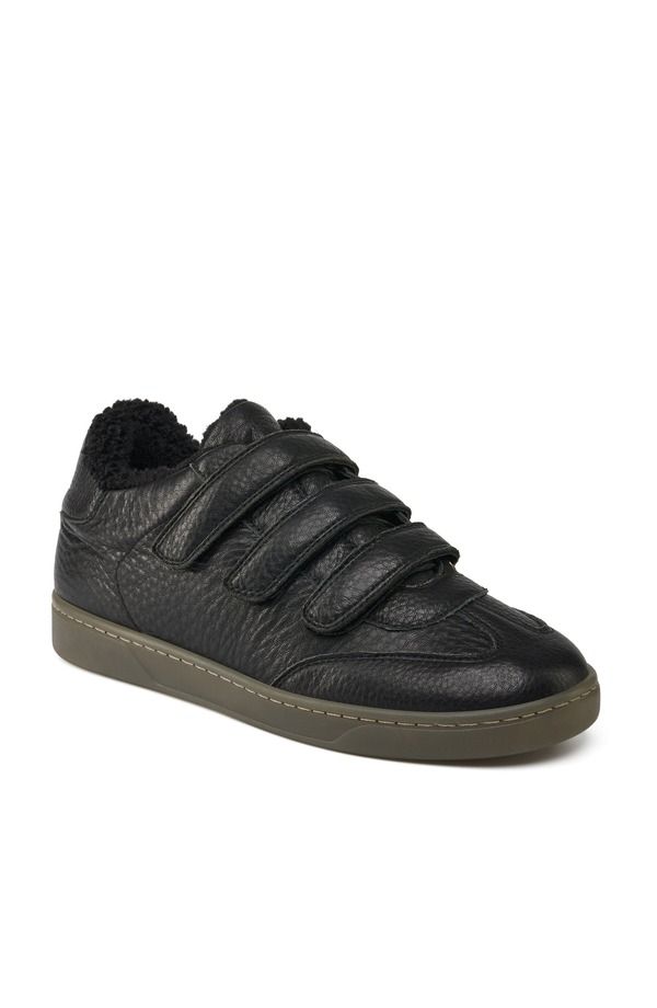ジェースライズ レディース シューズ スニーカー JSlides Harper Shearling Lined Sneaker Black ブラック
