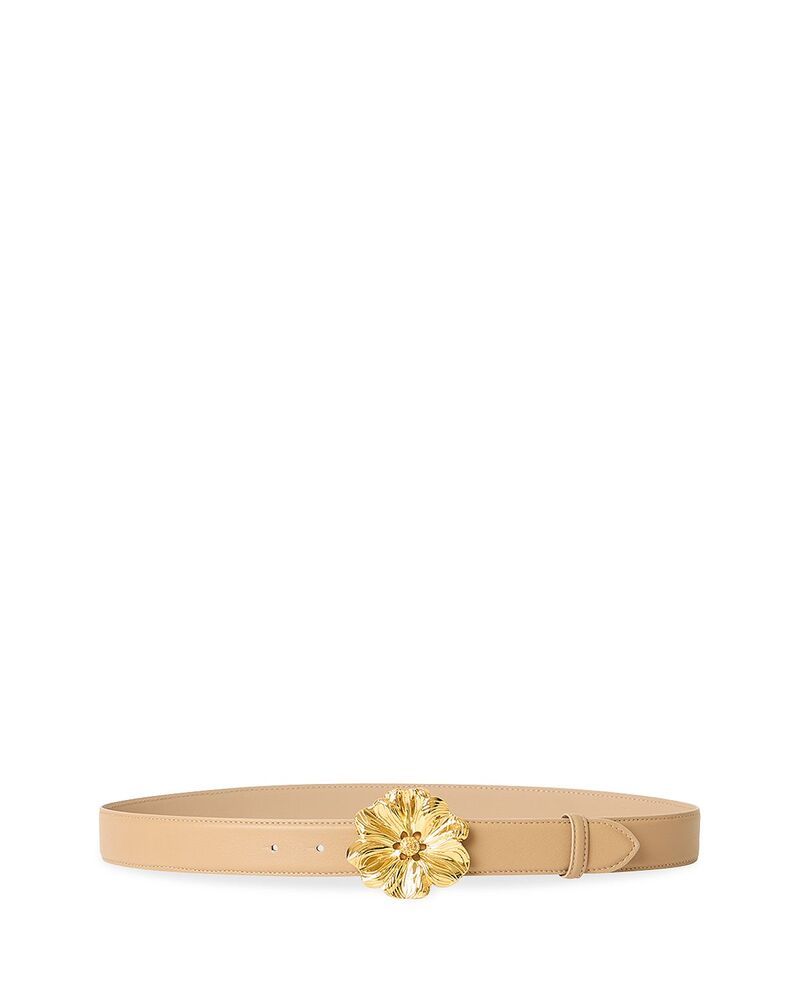 ビーロウザベルト レディース アクセサリー レザー Blow the Belt Womens Florian Leather Belt Biscuit Gold ゴールド