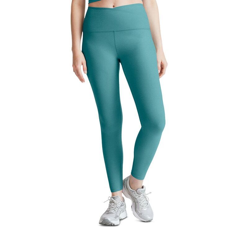 ビヨンドヨガ レディース ボトムス レギンス ミディ Beyond Yoga Spacedye At Your Leisure High Waisted Midi Legging Deep Aqua