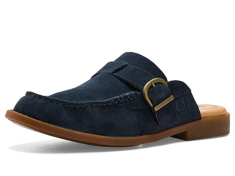 ボーン レディース シューズ スリッポン・ローファー Born Meg Navy River ネイビー
