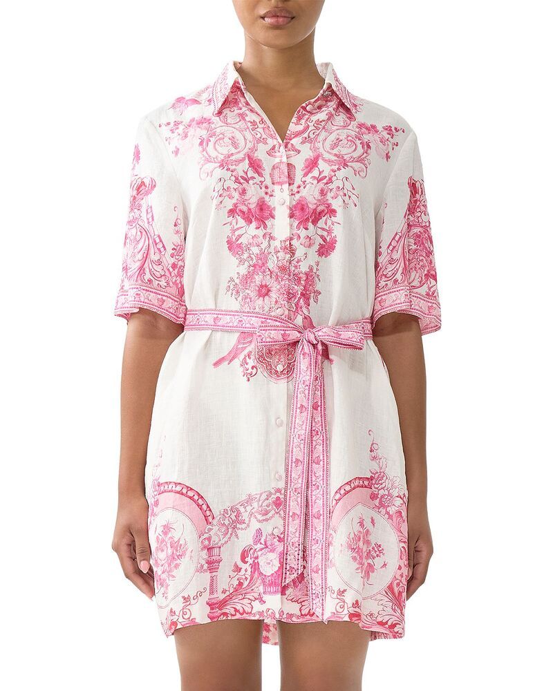 キャミラ レディース トップス シャツ Camilla Short Sleeve Shirtdress Living La Vida Rosa
