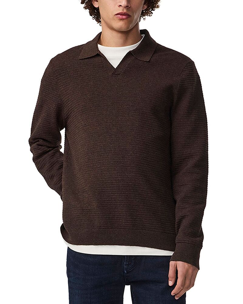 NN07 メンズ アウター ニット・セーター ポロシャツ NN07 Paulong Sleeve Sweater Polo Demitasse