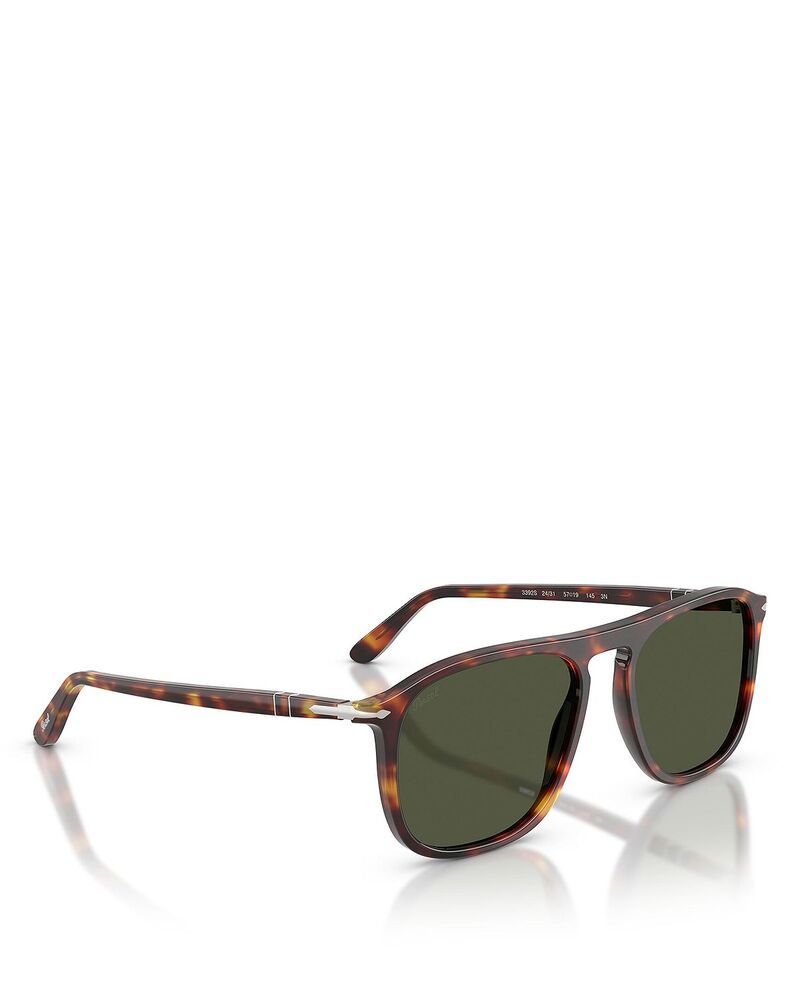 ペルソル レディース アクセサリー サングラス・アイウェア Persol Square Sunglasses 57mm Havana