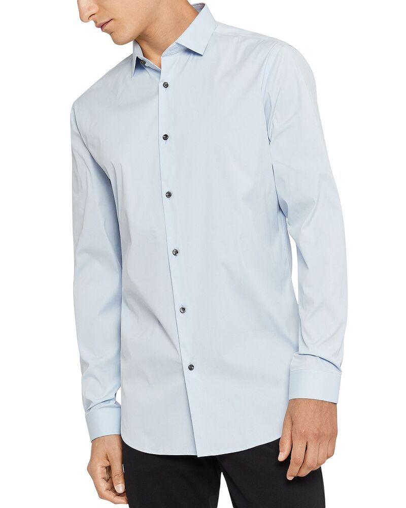 セオリー メンズ トップス シャツ ボタンダウン Theory Sylvain Button Down in Wealth Olympic