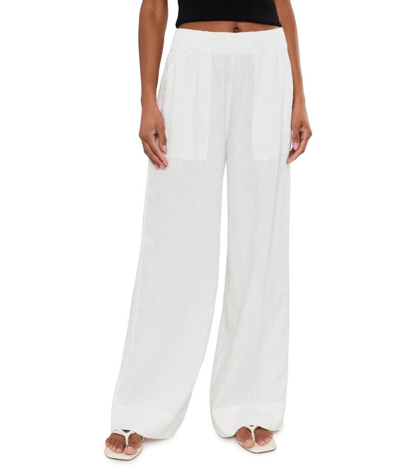 ビヨンドヨガ レディース ボトムス カジュアルパンツ ワイドレッグ リネン Beyond Yoga Easy Wide Leg Linen Pants White ホワイト