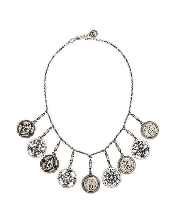 ロベルトカヴァリ レディース アクセサリー ネックレス・チョーカー・ペンダントトップ ROBERTO CAVALLI Silver シルバー