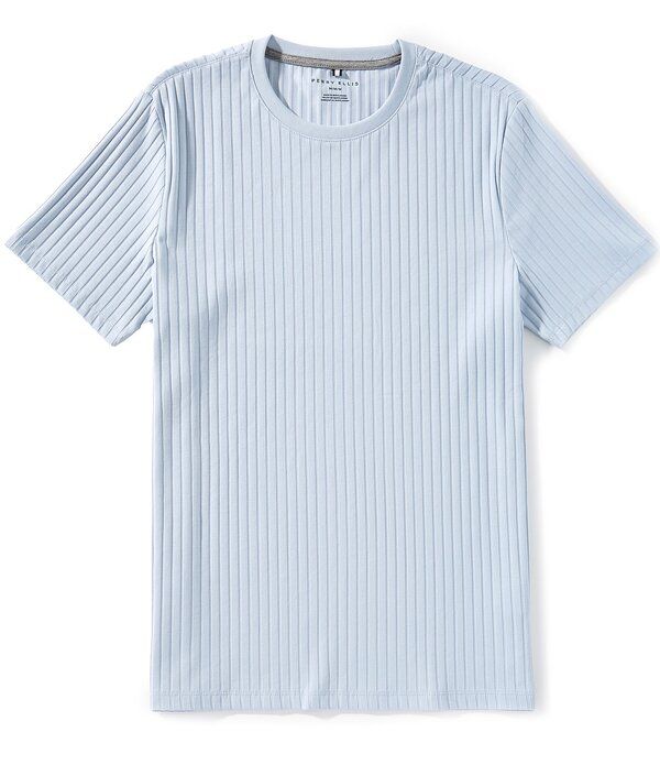 ペリーエリス メンズ トップス シャツ Perry Ellis Textured Short Sleeve TShirt Kentucky Blue ブルー