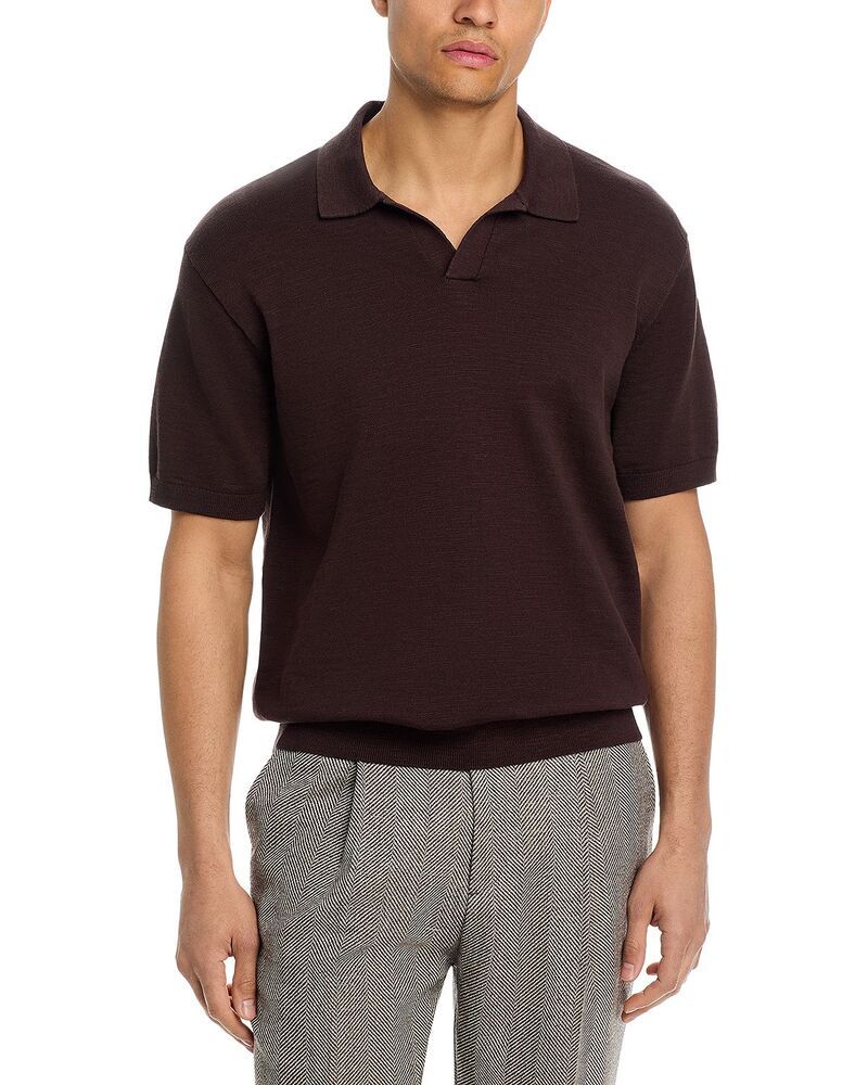 メイドウェル メンズ トップス ポロシャツ コットン Madewell Cotton Slub Polo Shirt Coffee Bean コーヒー