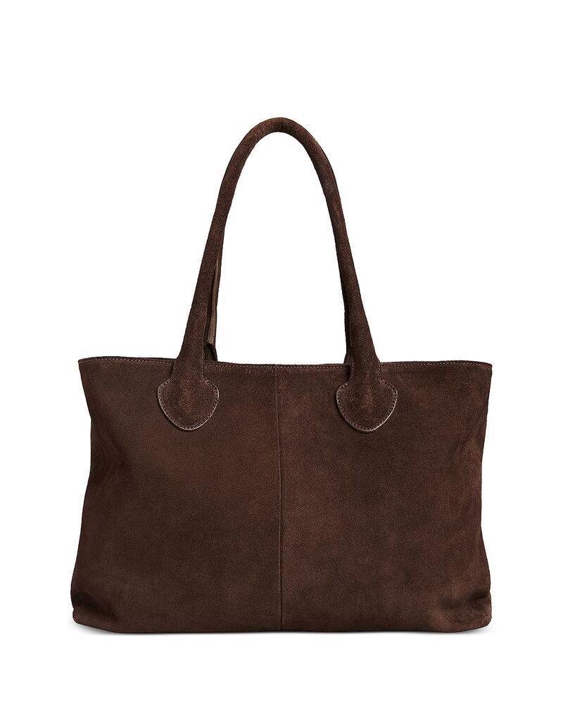ホイッスルズ レディース バッグ スエード Whistles Leandra Suede Tote Chocolate チョコレート