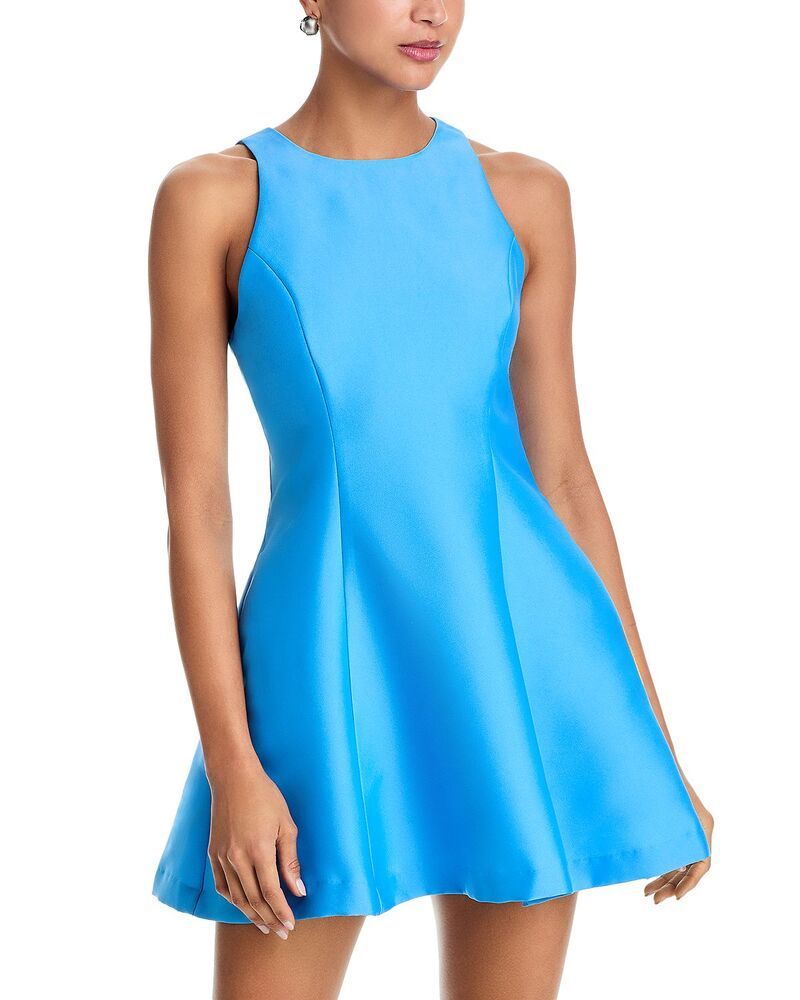 フレンチコネクション レディース トップス ワンピース FRENCH CONNECTION Structured Taffeta Dress Poolside Blue ブルー
