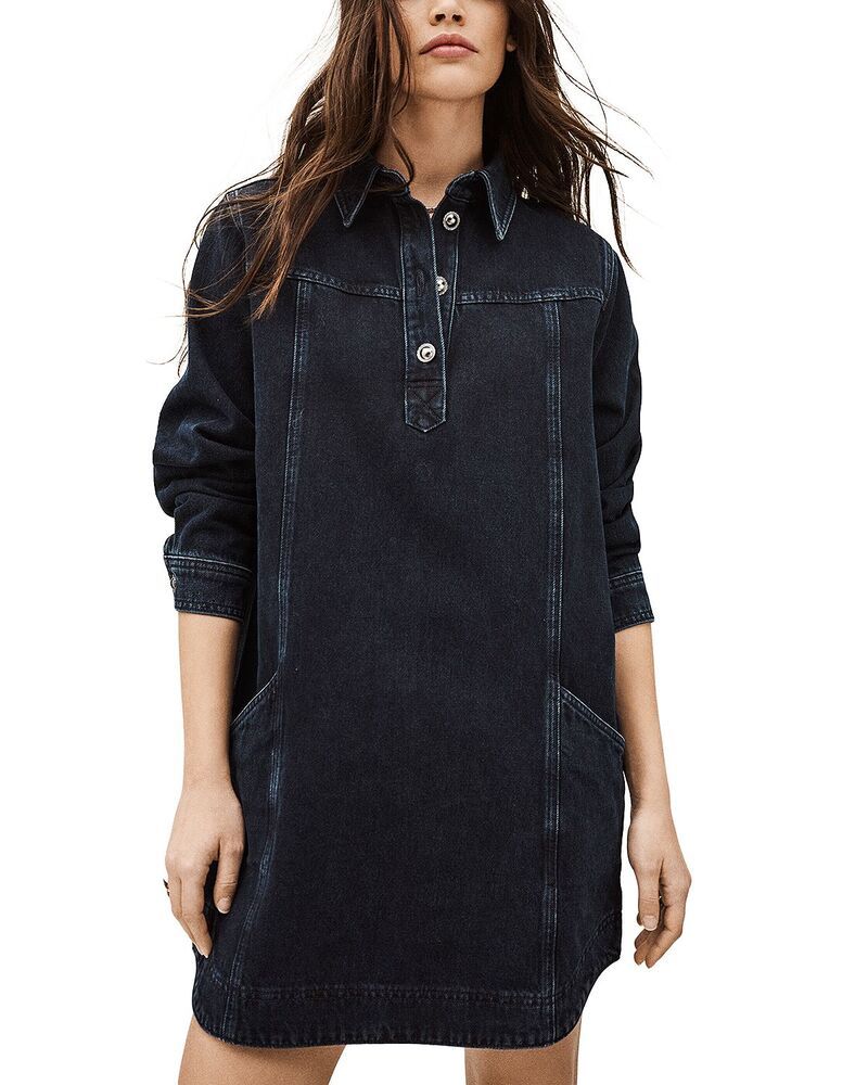 バッシュ レディース トップス ワンピース bash Tona Dress Night Blue ブルー