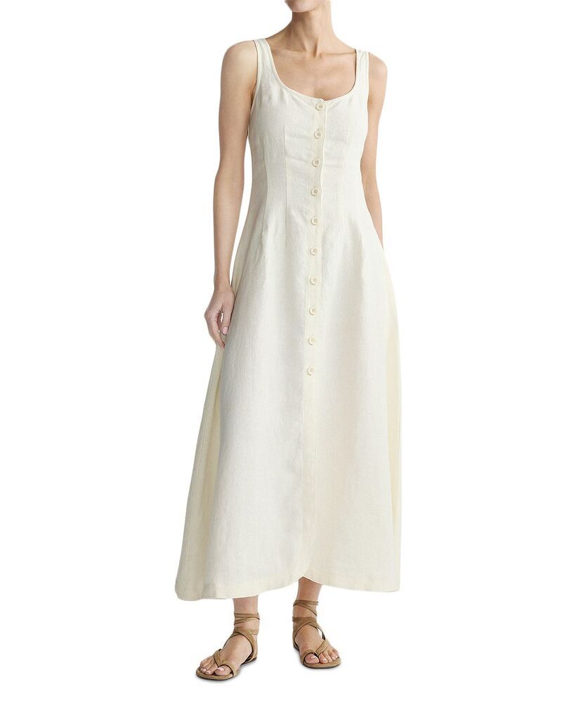 ディーエル 1961 レディース トップス ワンピース ノースリーブ リネン DL1961 Montauk Sleeveless Linen Dress Crema Linen