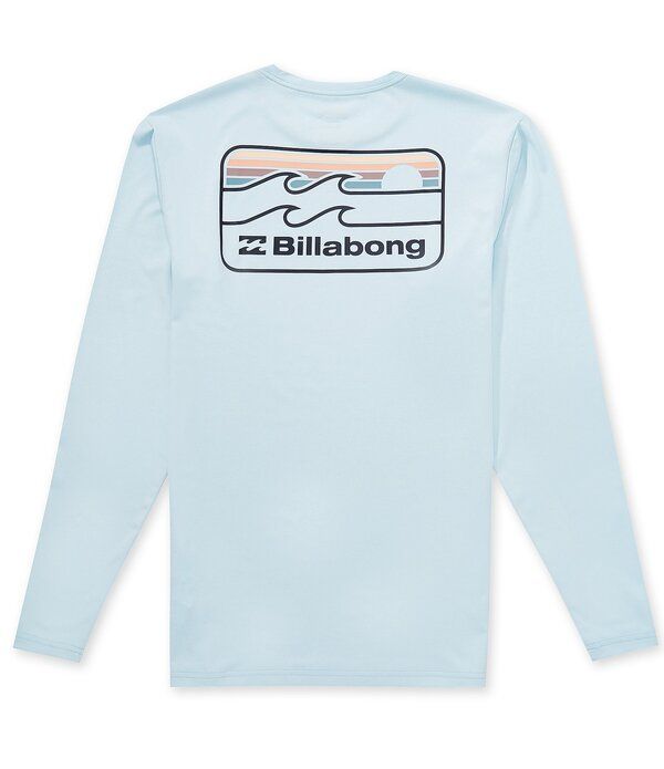 ビラボン メンズ トップス シャツ Billabong Runner Long Sleeve Swim TShirt Blue Heather ヘザー