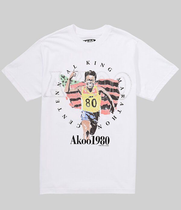 アクー メンズ トップス シャツ AKOO King Marathon Short Sleeve TShirt White ホワイト