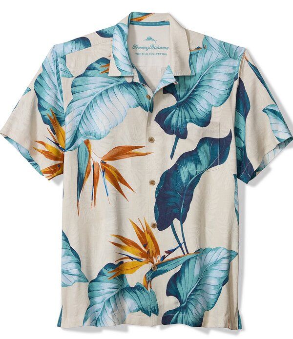 トッミーバハマ メンズ トップス シャツ トール Tommy Bahama Big Tall Garden Of Hope And Courage Short Sleeve Woven Camp Sh