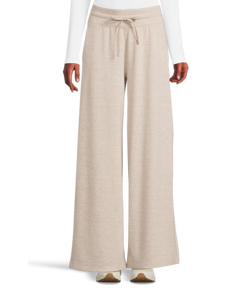 トラビスマヒュー レディース ボトムス カジュアルパンツ ワイドレッグ TravisMathew Skyloft Soft Wide Leg Pants Heather Savannah Tan ヘザ
